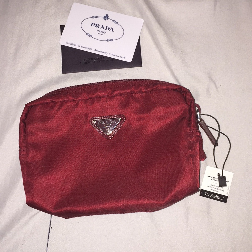 Prada Satin Cosmetics Bag